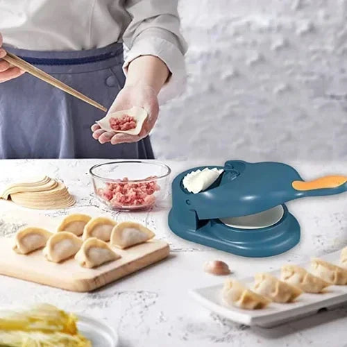 2-in-1 Dumpling & Samosa Maker | Ghughra Momos Maker Machine